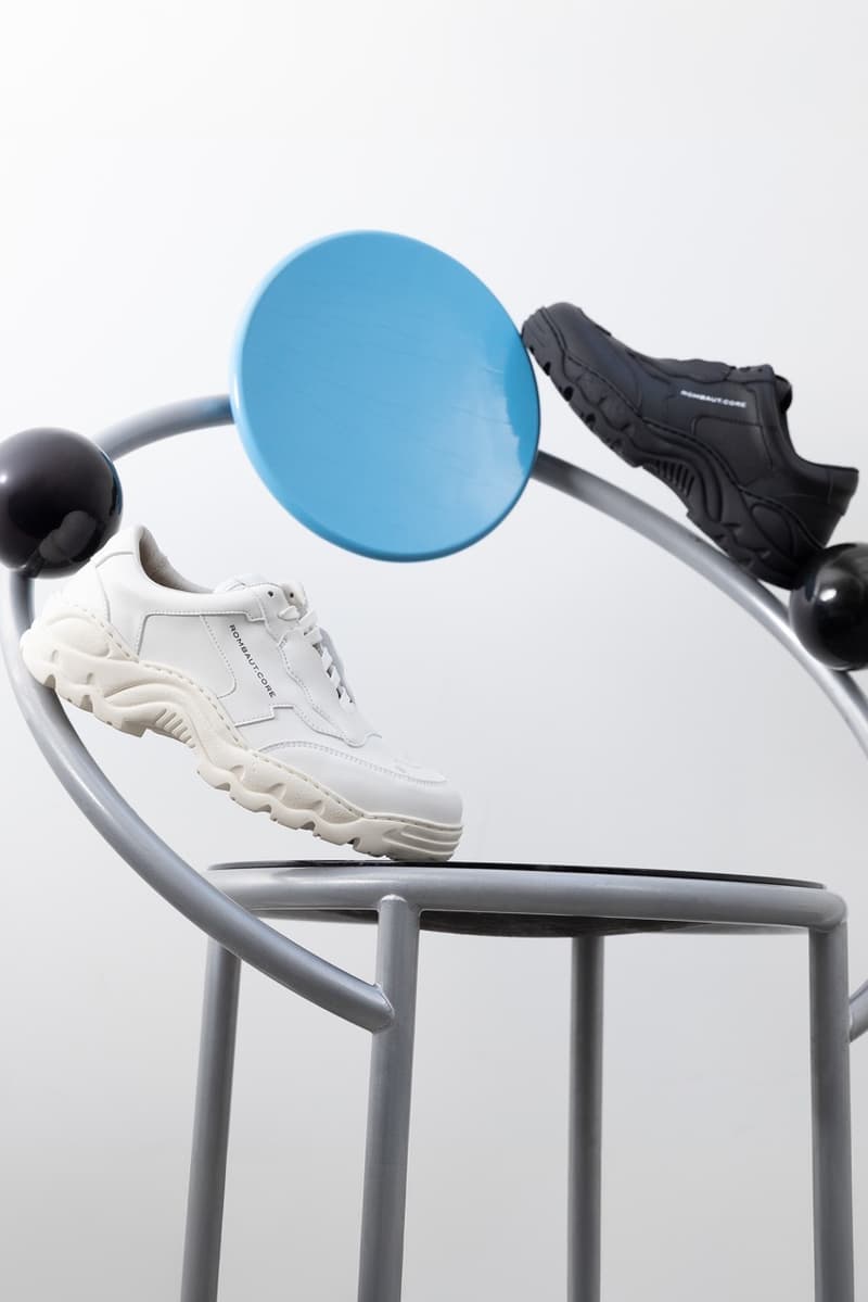 rombaut footwear core collection white trainers sneakers chunky boots hybrid