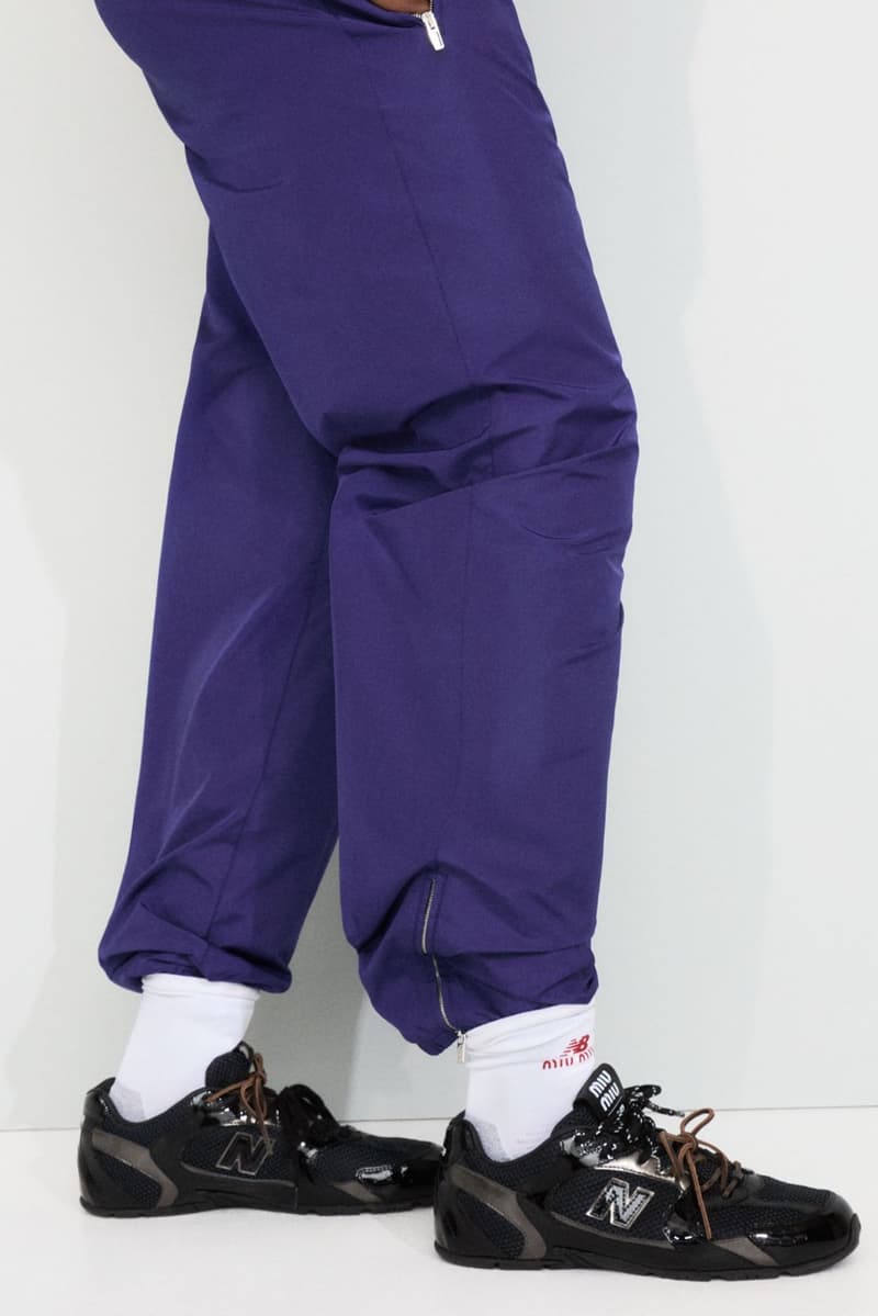 miu miu new balance coco gauff tennis silver sneakers shoes sports jacket headband