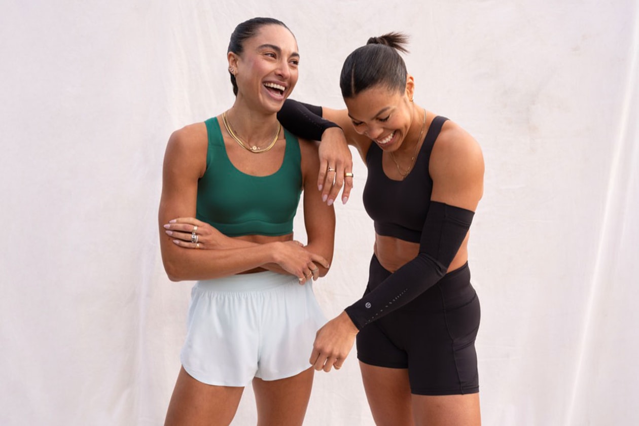 lululemon sports bra women running athletes design teal black top