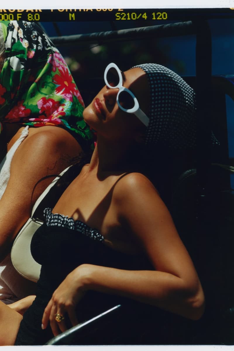 hunza g gingham bikinis luna blaise swimsuit girl sea body