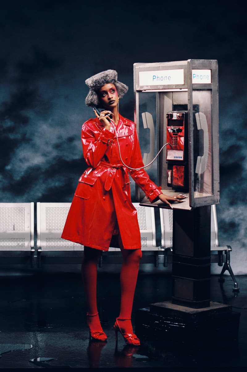 woman in art exhibit, beauty makeup london lauren luxenberg