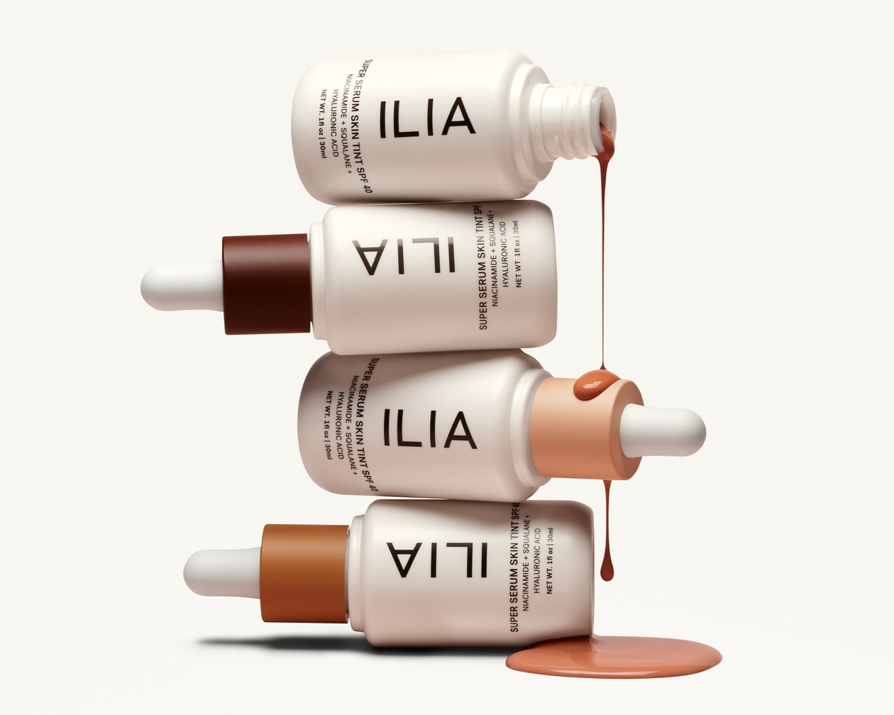 founder of ilia sasha plavsic posing, clean beauty, skincare, makeup 