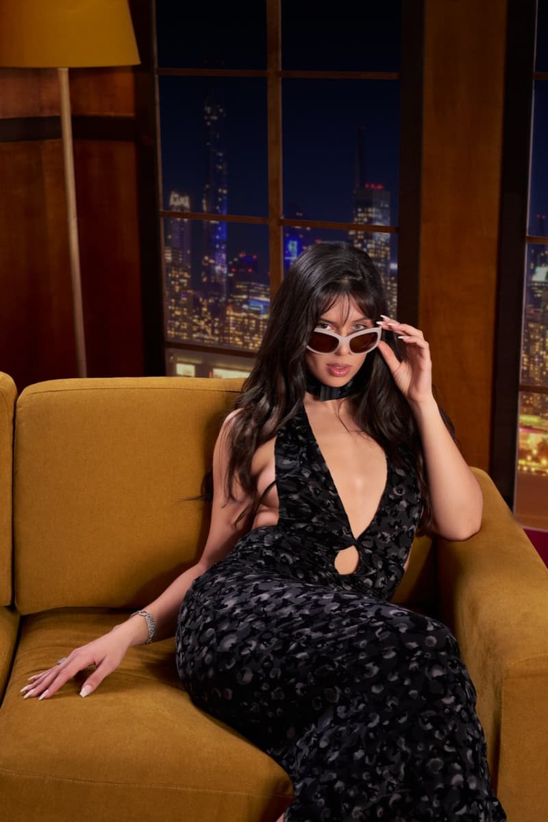 meller nathy peluso woman girl lying down sunglasses talk show tv