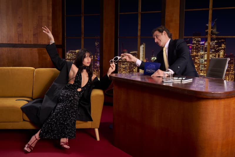 meller nathy peluso woman girl lying down sunglasses talk show tv