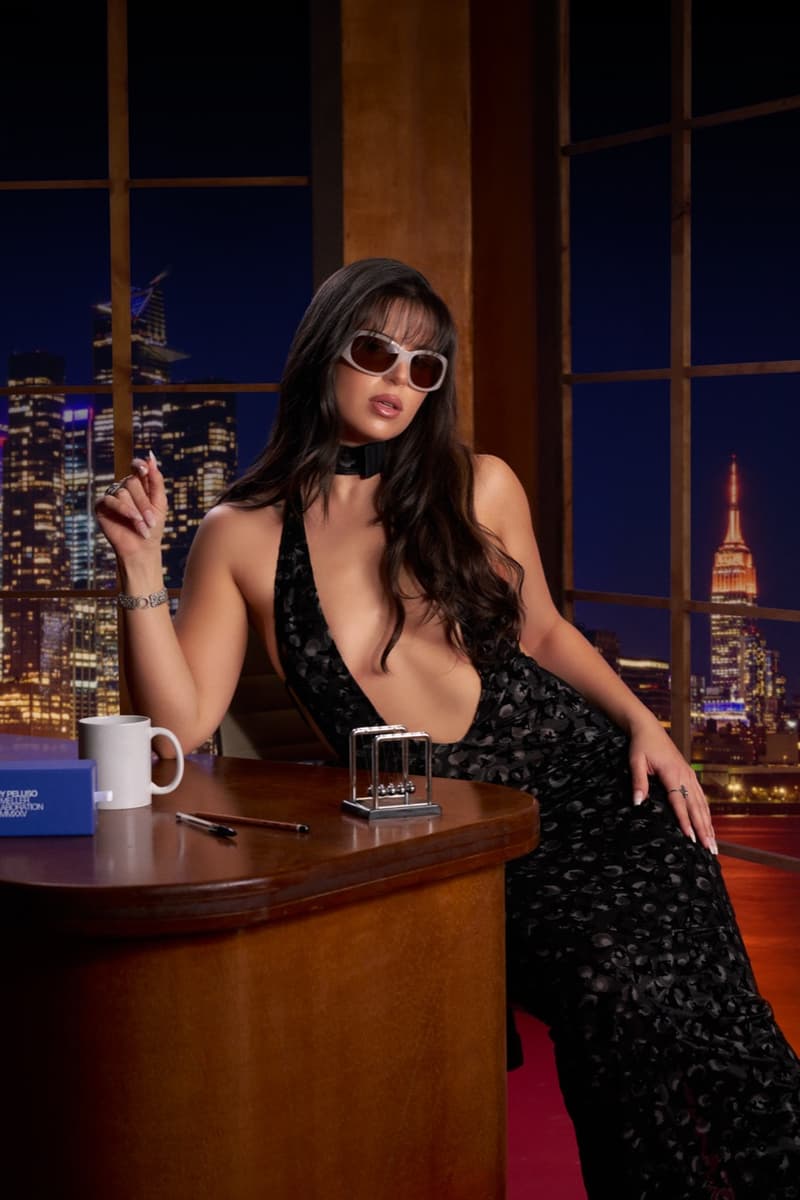 meller nathy peluso woman girl lying down sunglasses talk show tv