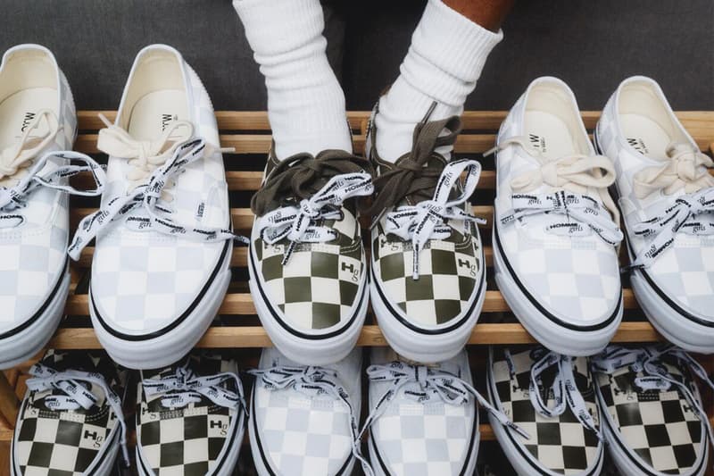 Vans, HommeGirls, Collaborations, Sneakers, Ready-To-Wear, OTW, Workwear, Jacket, Crop Shirt, T-shirt, Shorts, Ribbed Socks, Pants, Boxers