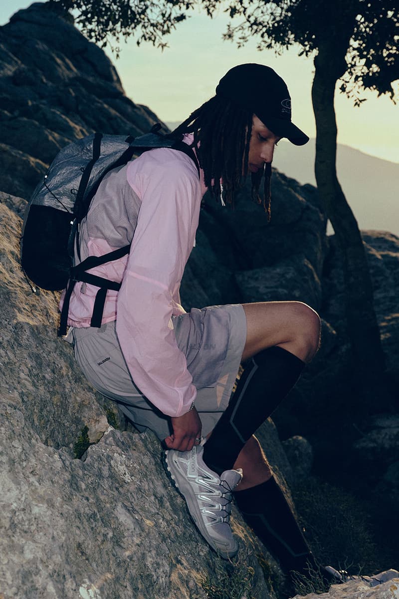 Salomon Korea, Windbreaker, Jacket, T-shirt, Light, Hiking, Hat, Shorts, Running, White, Pink, Black