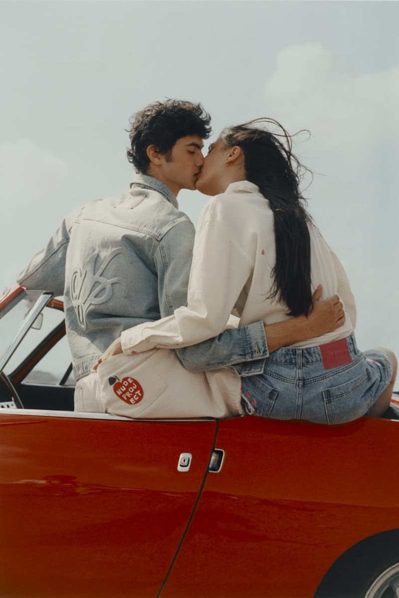 nude project spain beach girls bikini couples kissing graphic tshirt mini shorts