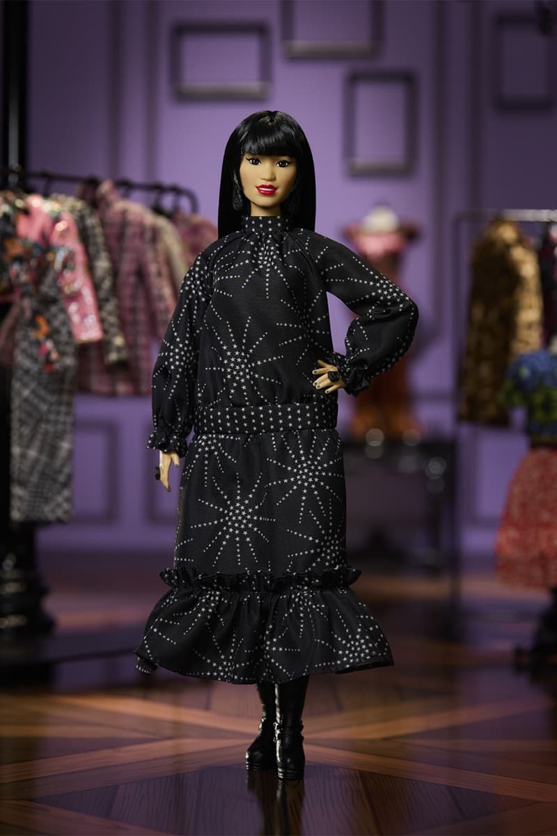 Anna Sui, Barbie, Doll, Mattel, Collaboration, AAPI Heritage Month, Black, Dress, Sunglasses, Heels