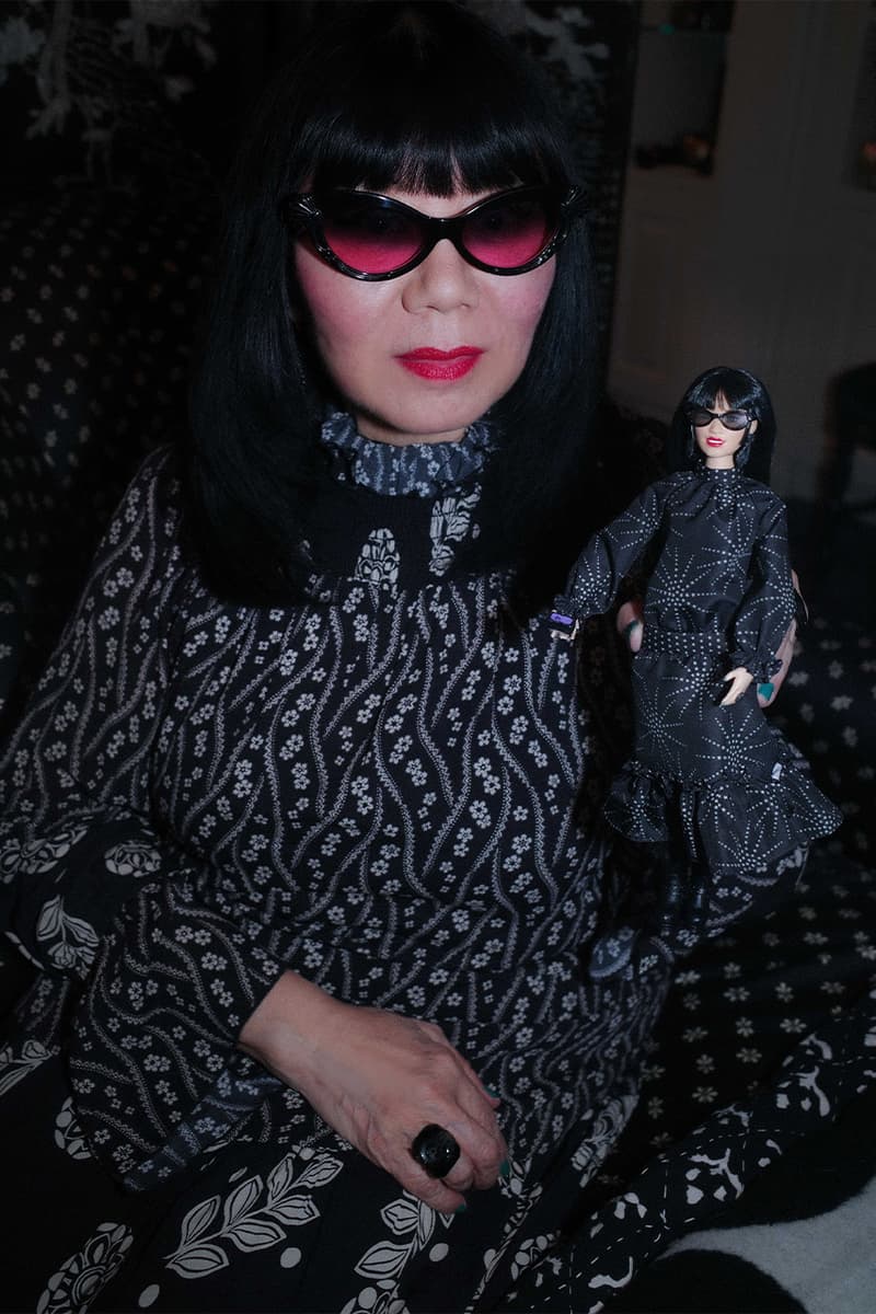 Anna Sui, Barbie, Doll, Mattel, Collaboration, AAPI Heritage Month, Black, Dress, Sunglasses, Heels