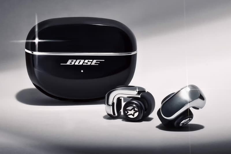 BOSE, LISA, Collaborations, Open Earbuds, Headphones, Star, Black, Silver, Chrome