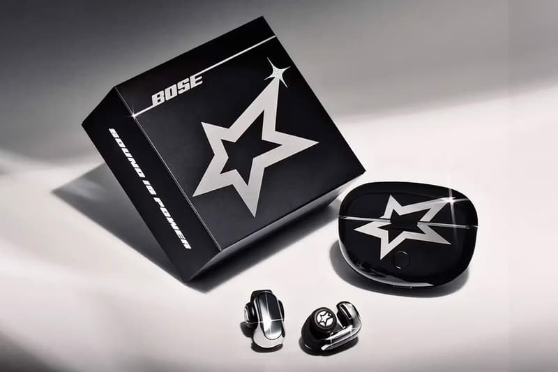 BOSE, LISA, Collaborations, Open Earbuds, Headphones, Star, Black, Silver, Chrome