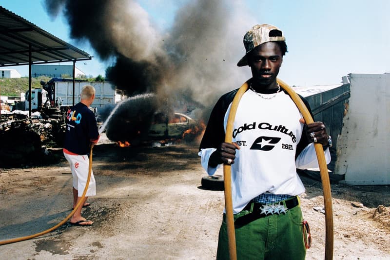 cold culture spanish streetwear car on fire girl stripper pole boxers junkyard