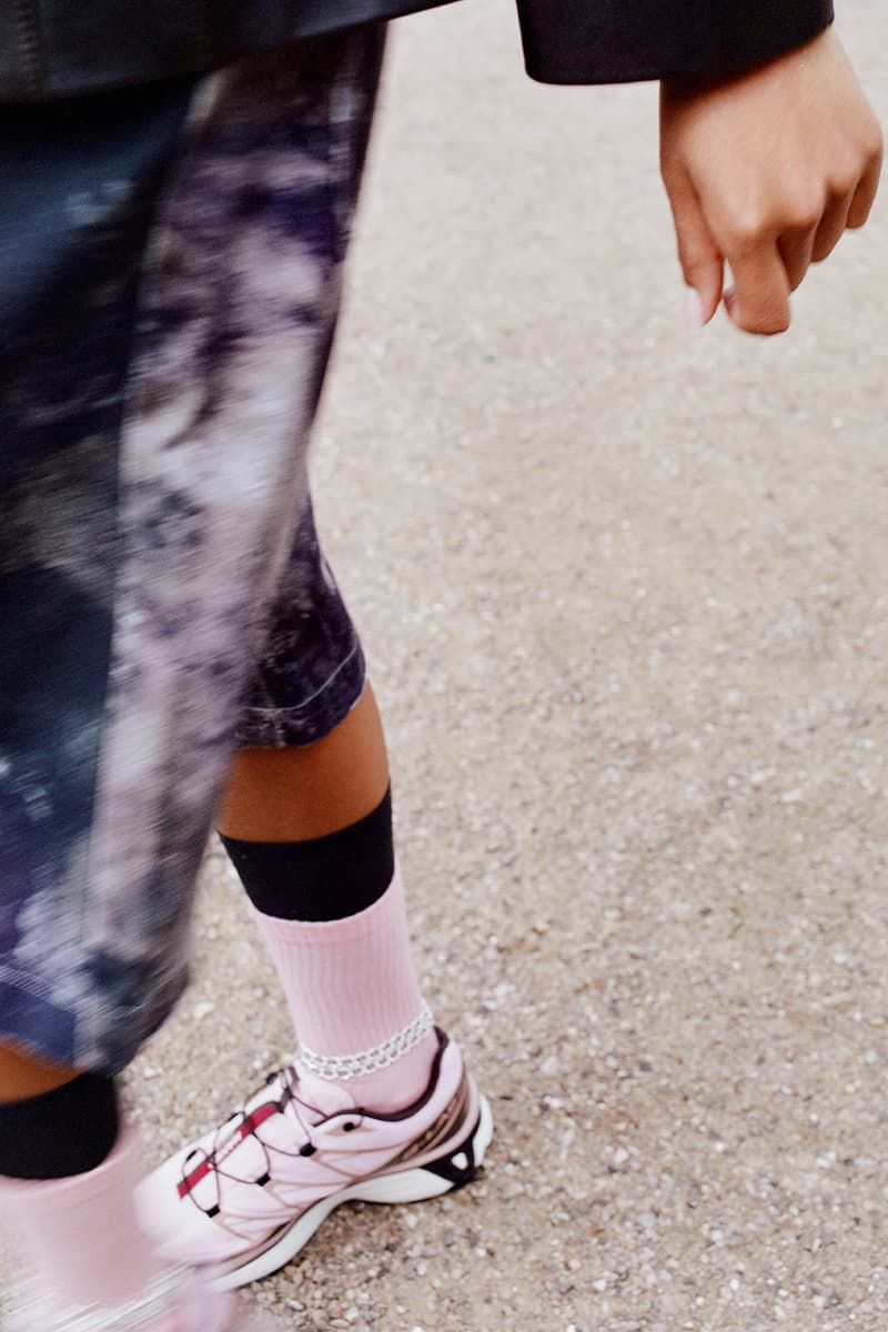 NAKED Copenhagen, Salomon, Collaboration, Pink, Mesh, Red, Burgundy, Trainers, Footwear, Trail Running, City, Walking, Copenhagen