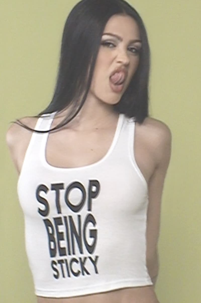 amelia gray posing in a tank top, new mac cosmetics lipglass campaign, lisa rinna, zaya wade, francesca scorcese, makeup, beauty