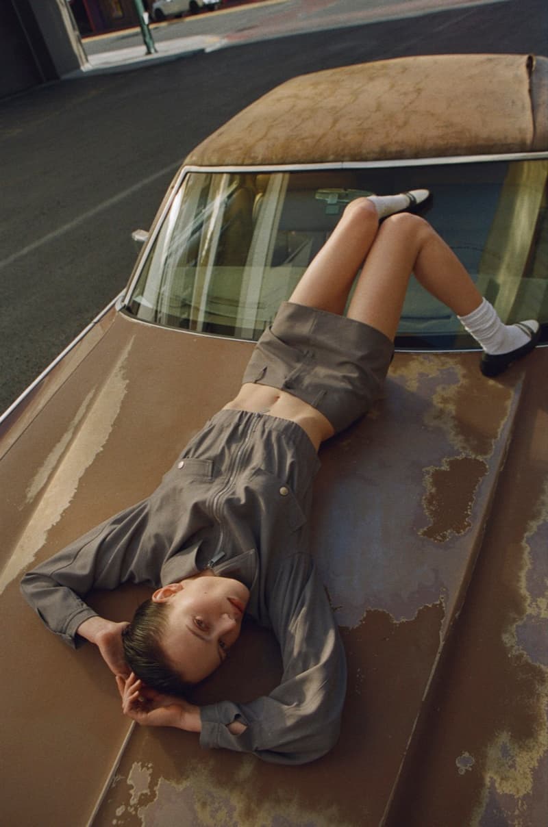 with jean wild card denim jeans motorbike girl laying down holiday travel