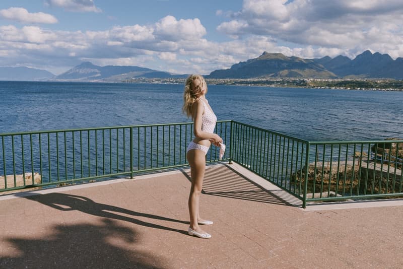 fruity booty woman couch sofa bikini swimwear