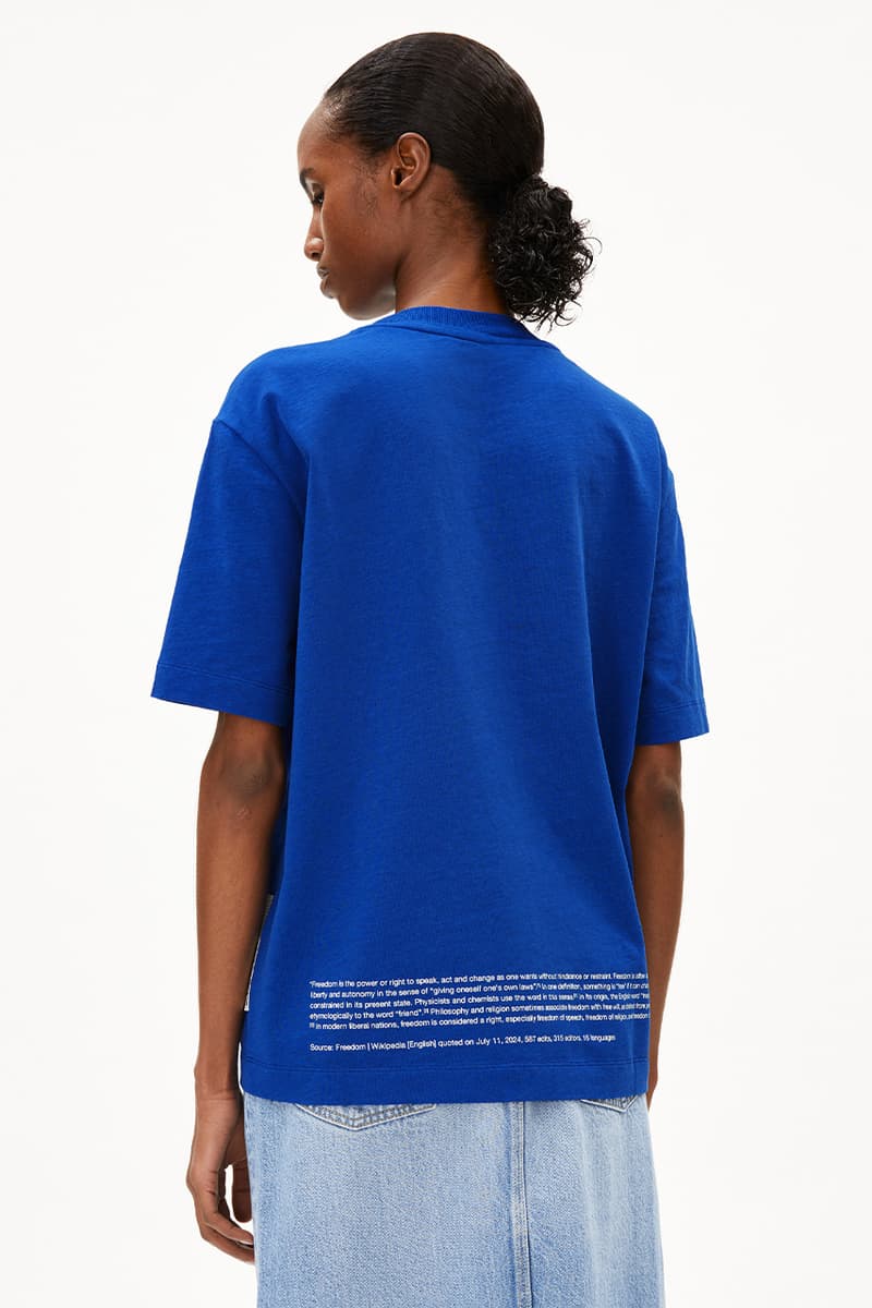 Armedangels, Wikipedia, Wikimedia Foundation, Collaboration, Equality, Apparel, T-Shirts, Sweatshirts, Blue, Yellow, White, Black