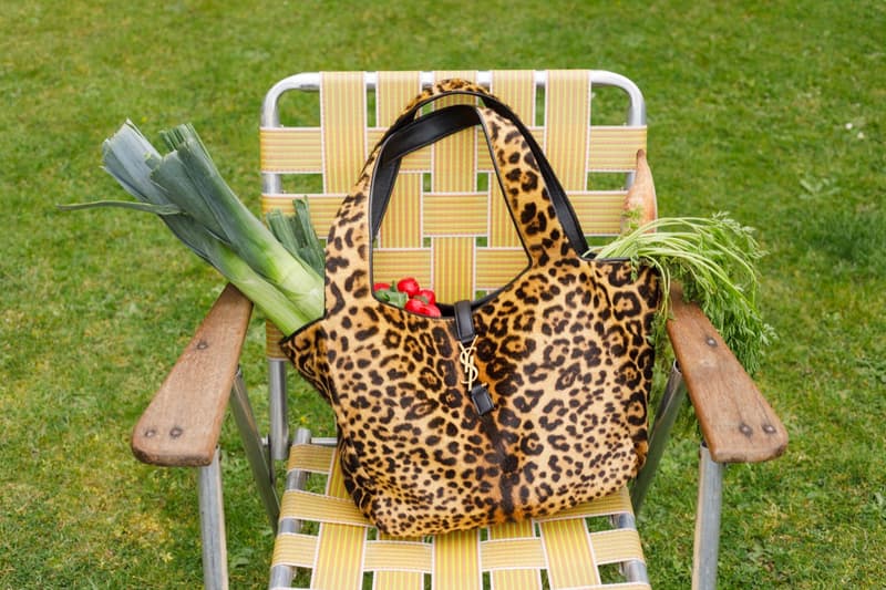 saint laurent summer picnic beach food jam toast ysl logo bags dogs sunglasses