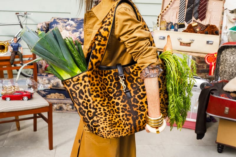 saint laurent summer picnic beach food jam toast ysl logo bags dogs sunglasses