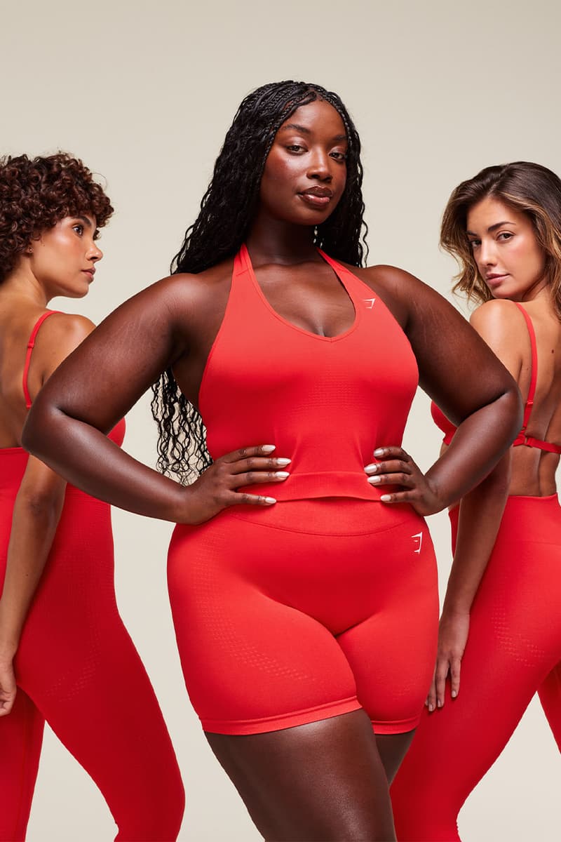 Gymshark, Activewear, Gym, Leggings, Sports Bra, Shorts, Red, Blue, Black, Grey