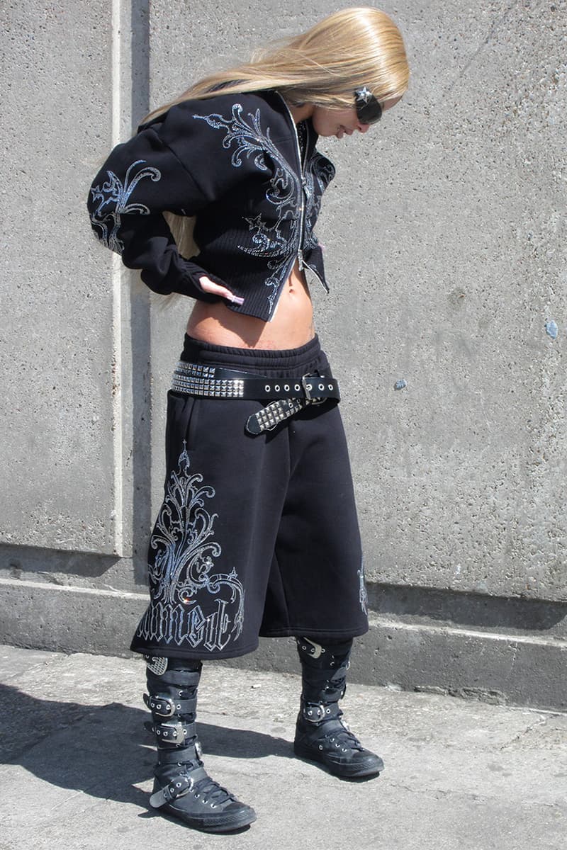 Named Collective, Bikini, Black, Grey, Camo, Sweatpants, Hoodies, Sweatshorts, Tube Tops, Rhinestones, Silver