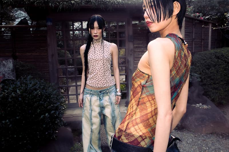 Empath, Los Angeles, Tops, Polka Dots, White, Black Mesh, Burgundy, Trousers, Boot Cut, City