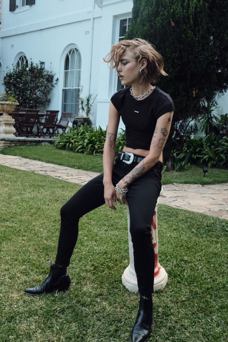 ksubi pre fall campaign denim pool summer crop tops girls hot pants shorts