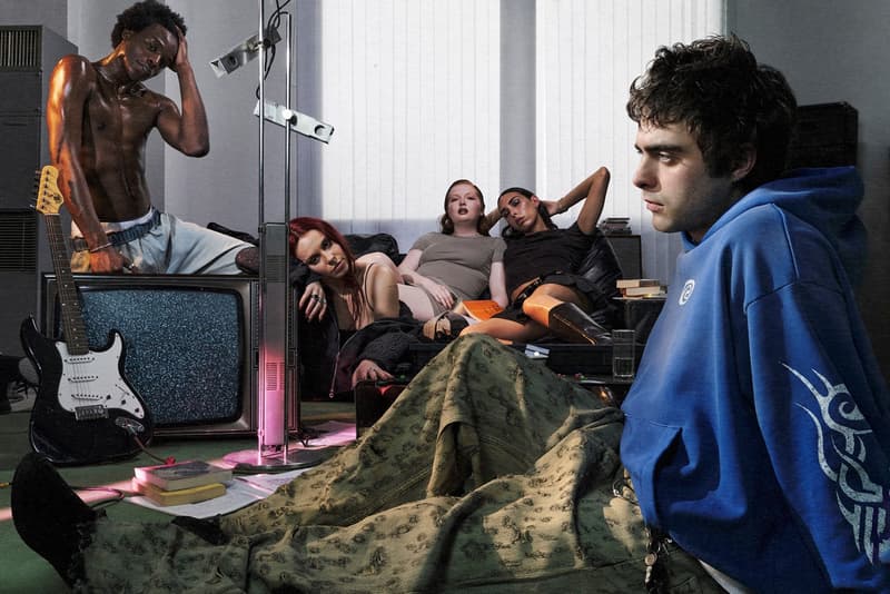 weekday monki spring summer girl plus size model red dress bra denim shorts skirts