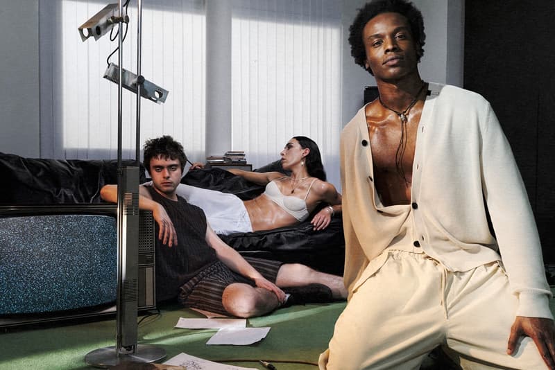 weekday monki spring summer girl plus size model red dress bra denim shorts skirts