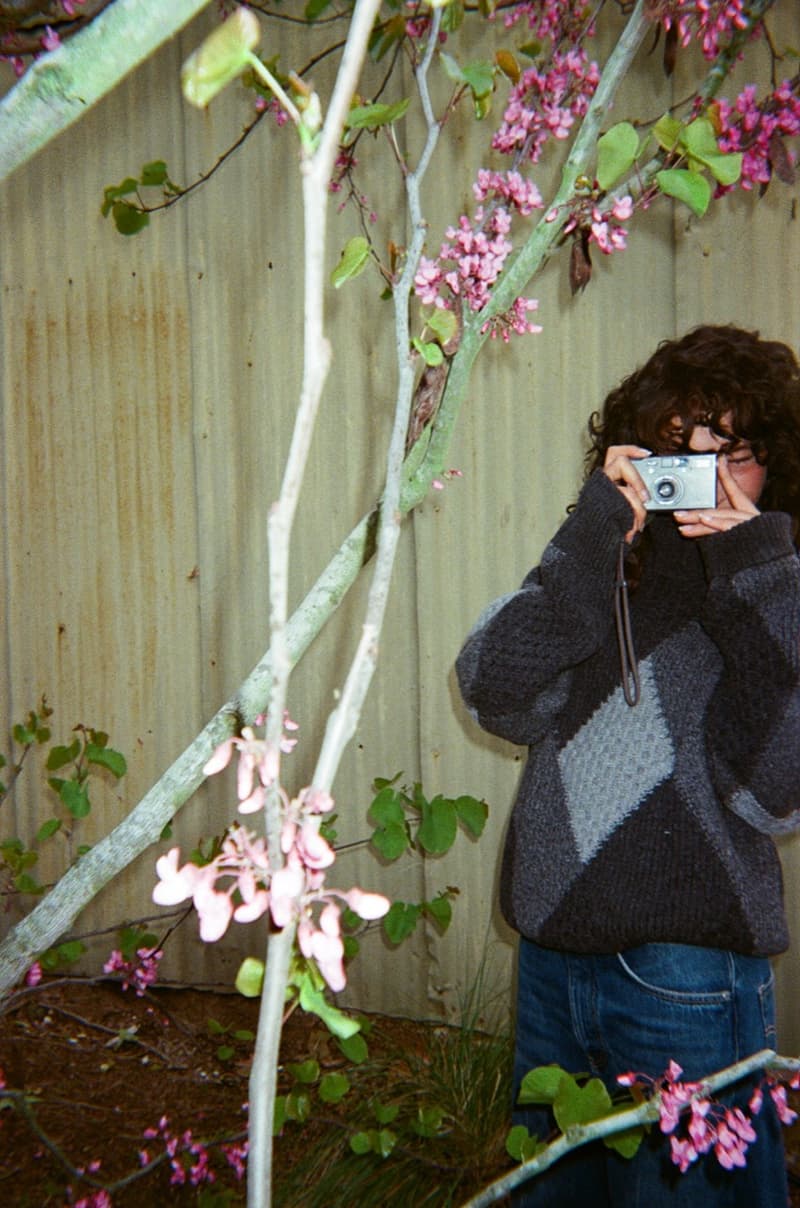 odessa a'zion actor stella mccartney falabella bag camera disposable naked 