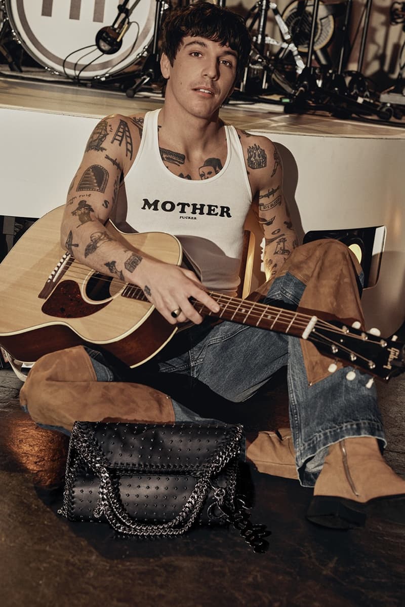 odessa a'zion actor stella mccartney falabella bag camera disposable naked 