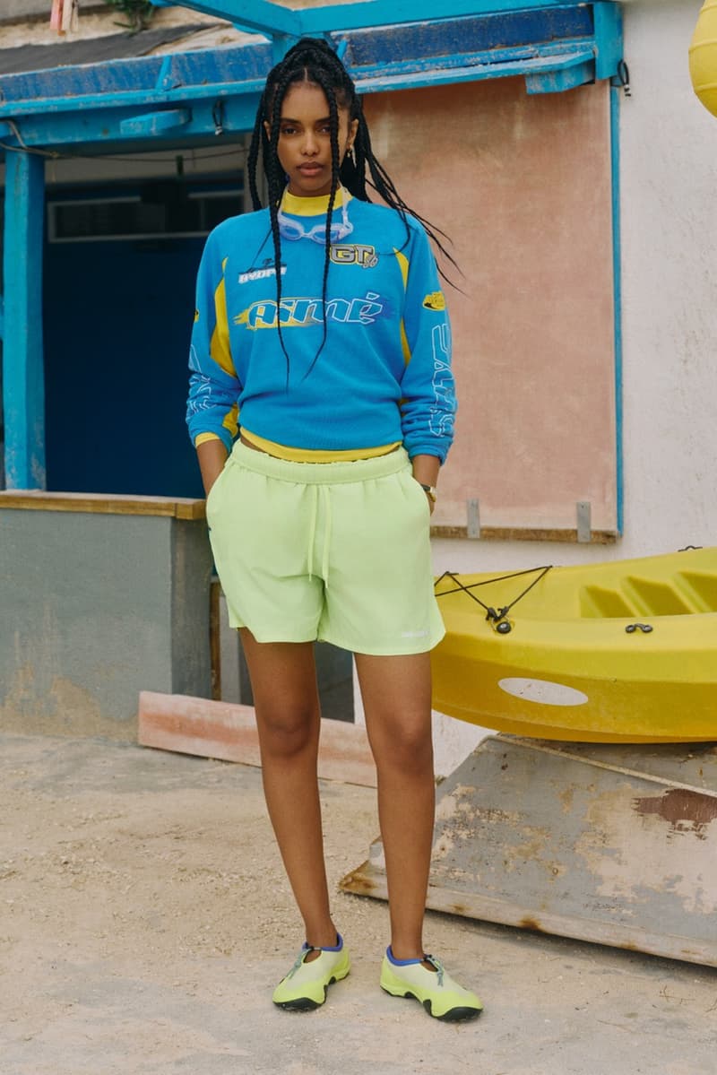 Aime Leon Dore streetwear women hats summer clothing bikini tops bottoms graphic yellow tshirt