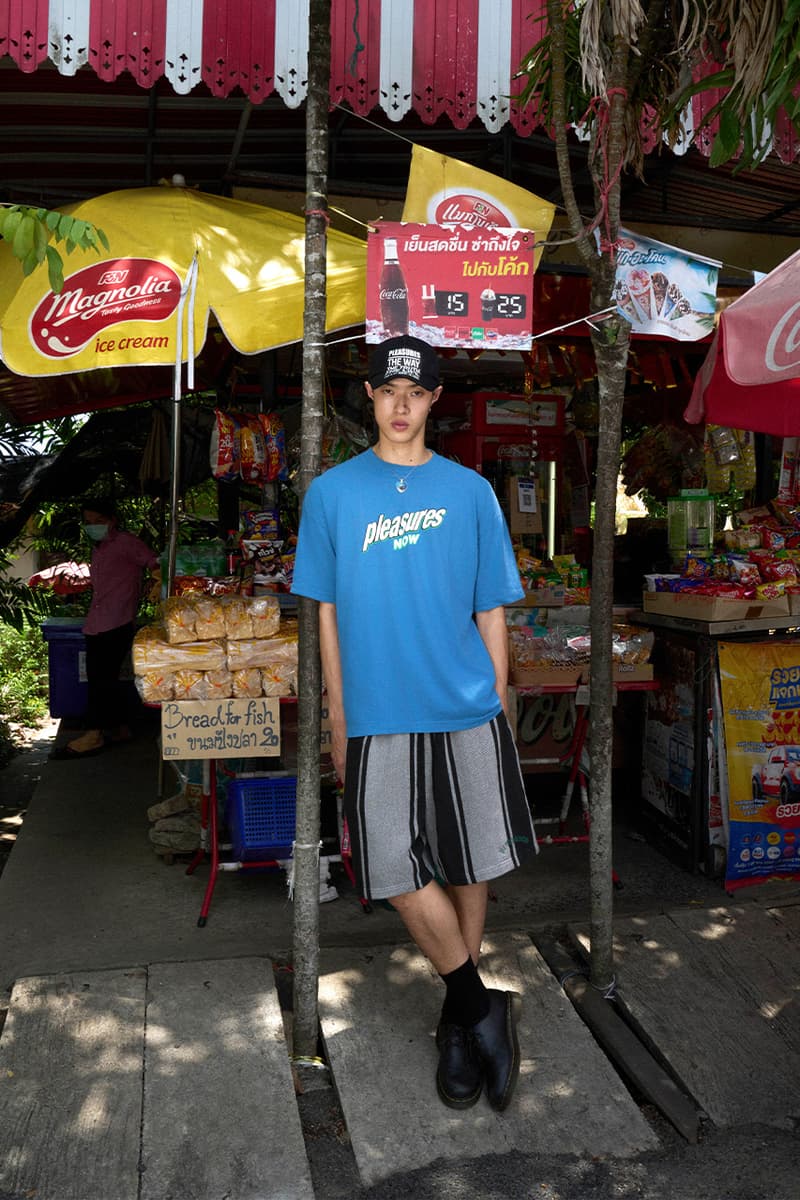 PLEASURES, Summer 2025 Collection, T-Shirts, Caps, Hoodies, Trousers, Graphics, Thailand