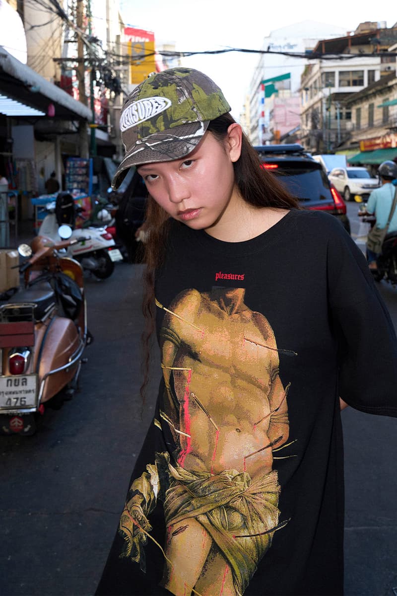 PLEASURES, Summer 2025 Collection, T-Shirts, Caps, Hoodies, Trousers, Graphics, Thailand
