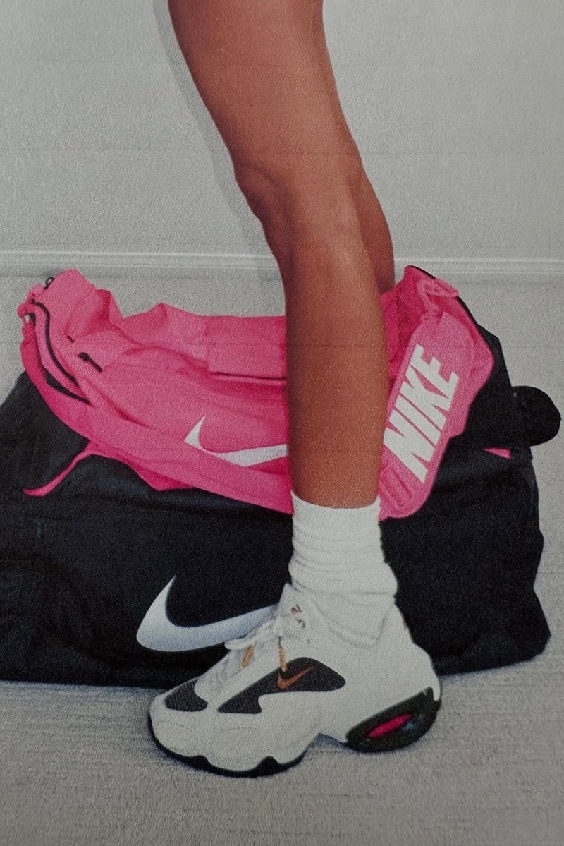veneda carter nike white sneakers swoosh bags woman girl legs 