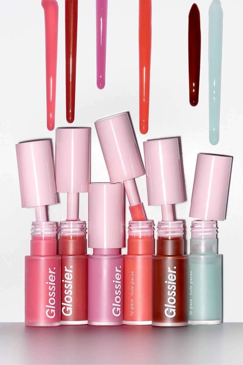 Glossier, KATSEYE, Collaborations, Makeup, Lip Glaze, Lip Oil, Red, Blue, Purple, Brown, 