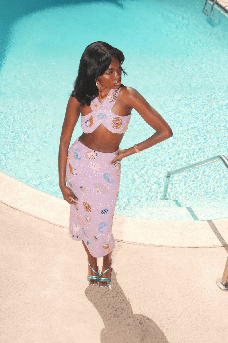 oceanus swimwear dresses embellished palm springs llama girls bikinis