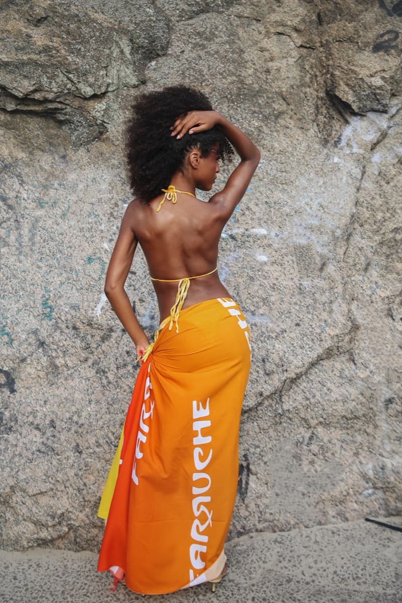 farrueche brazil swimwear tiny bikini top woman body sea crochet lime green