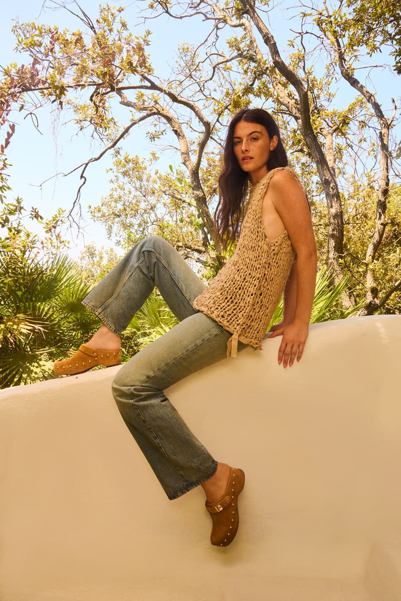 scholl spring summer 2025 campaign italy sandals clog pescura cameron gringo n21 slides waterproof noelle wave chunky heel craftsmanship