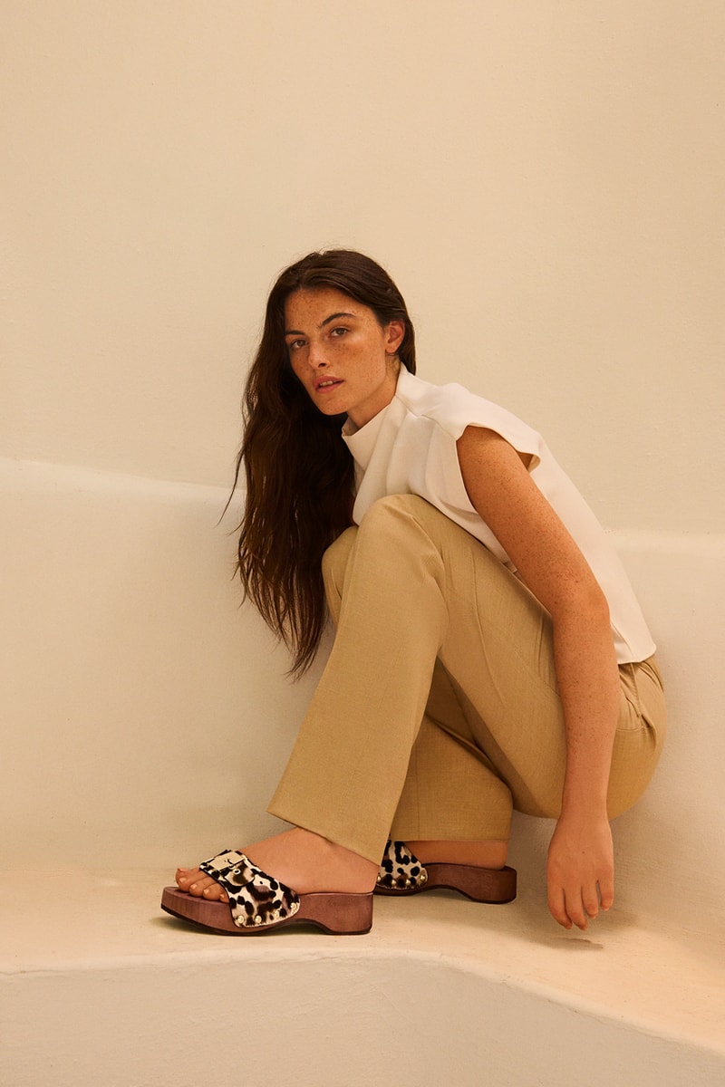 scholl spring summer 2025 campaign italy sandals clog pescura cameron gringo n21 slides waterproof noelle wave chunky heel craftsmanship