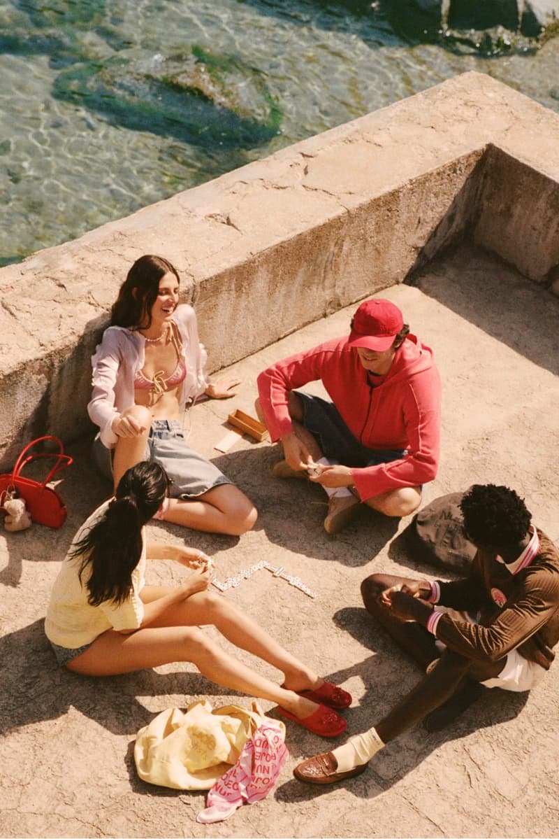 nude project, campaign, swimwear, girl, red bikini, boy, water, spain