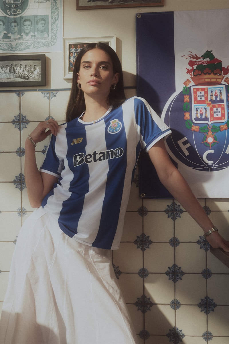 New Balance, FC Porto, Football, Soccer, Home Kit, Sara Sampaio, Blue, White, Stripes