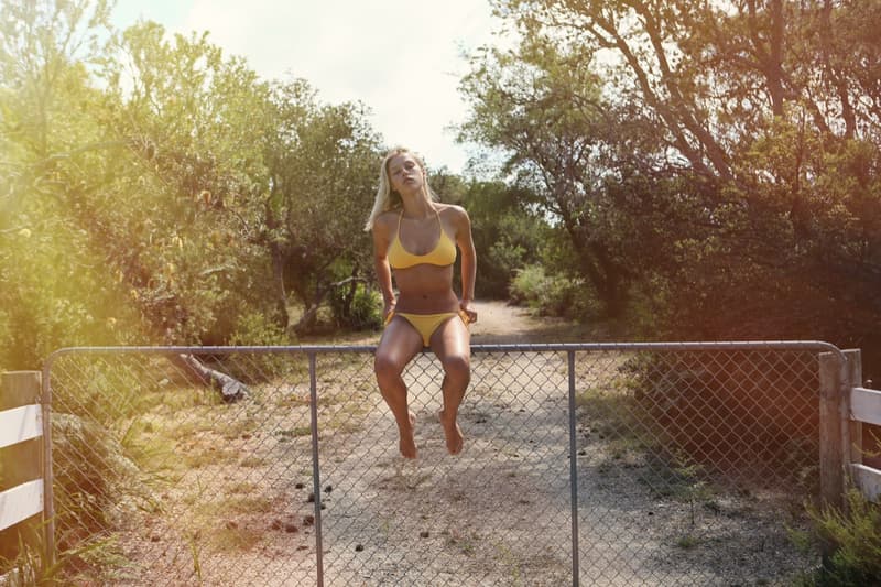 nounou, london, swimwear, bikinis, pink, yellow, woman, girl, beach, sea, holiday, body