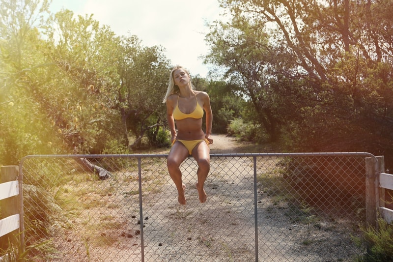 nounou, london, swimwear, bikinis, pink, yellow, woman, girl, beach, sea, holiday, body