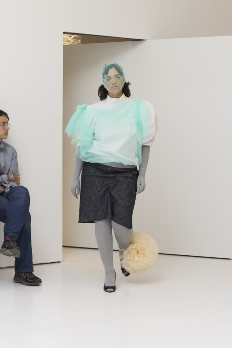 Aurembiaix, brand, runway show, sheer clothing, women's bodies, tutus, barcelona