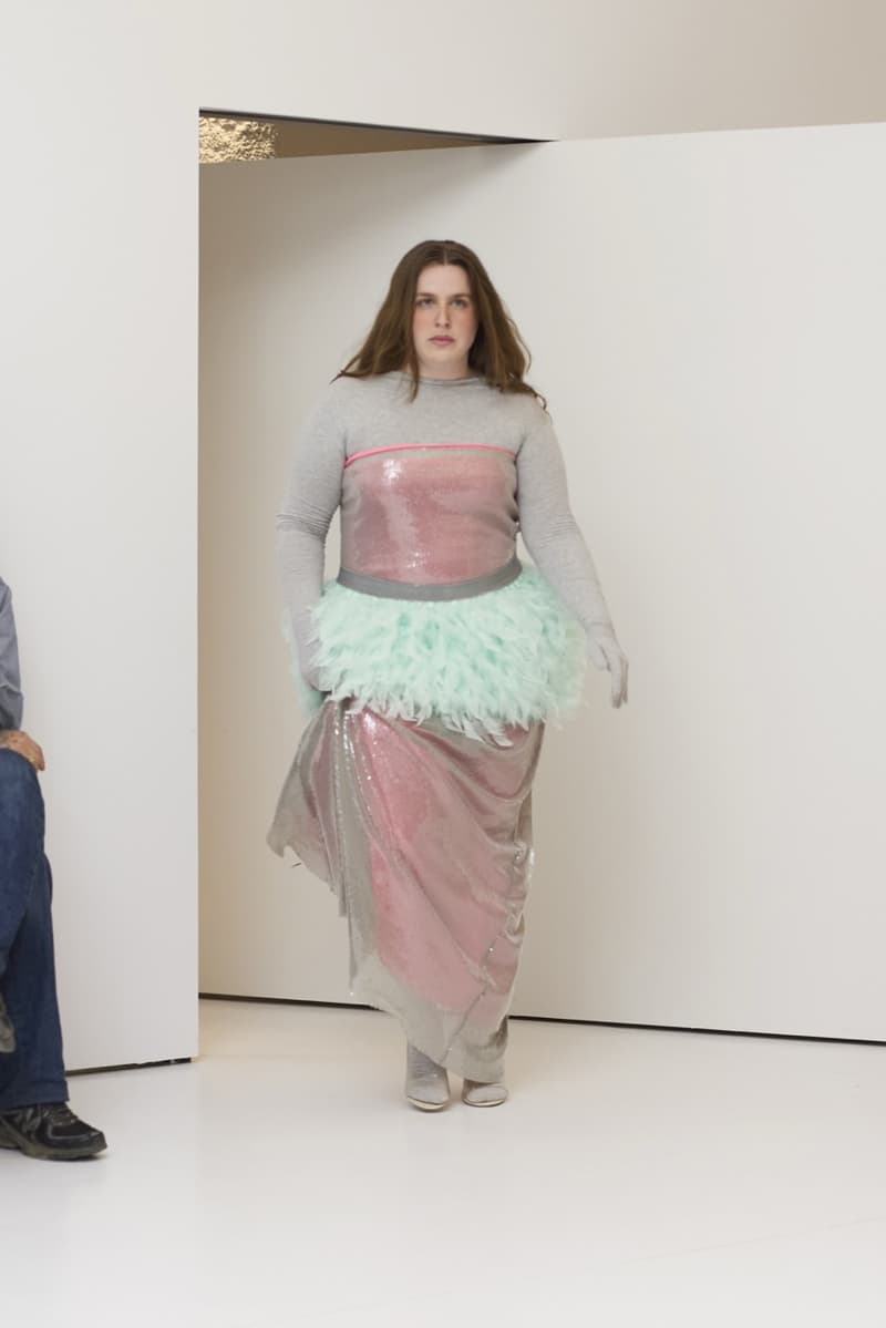 Aurembiaix, brand, runway show, sheer clothing, women's bodies, tutus, barcelona