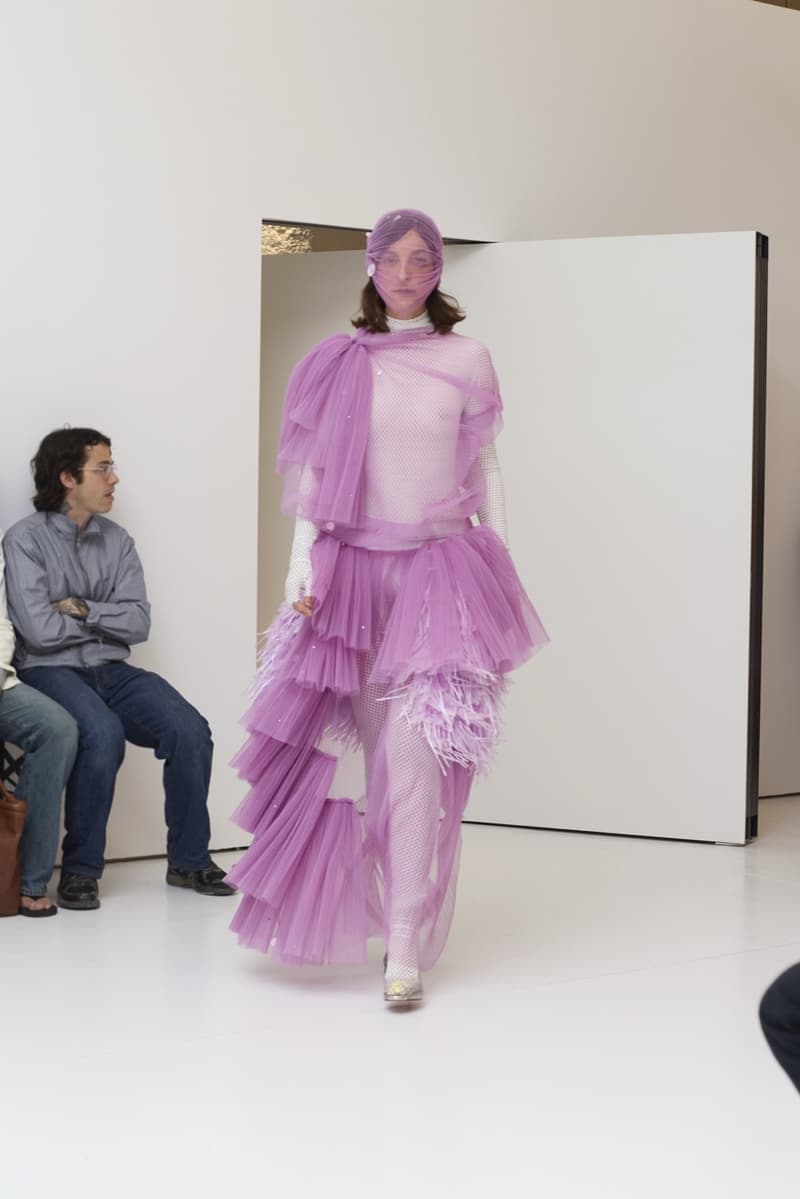 Aurembiaix, brand, runway show, sheer clothing, women's bodies, tutus, barcelona