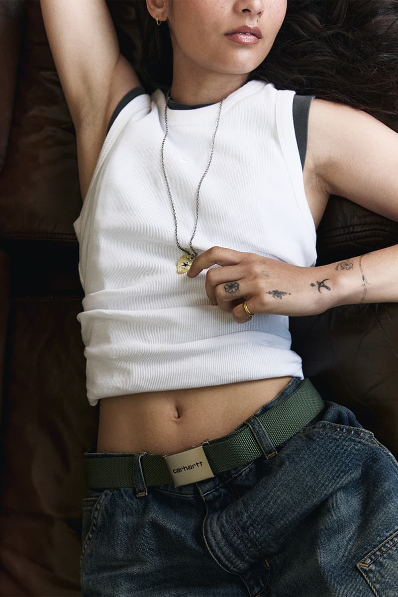 Carhartt WIP, Womenswear, Campaigns, T-Shirts, Skirts, Hoodies, Jackets, Red, White, Trousers, Jeans 