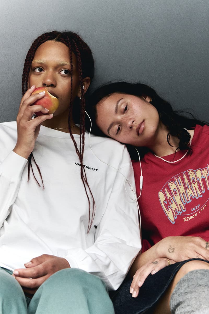 Carhartt WIP, Womenswear, Campaigns, T-Shirts, Skirts, Hoodies, Jackets, Red, White, Trousers, Jeans 